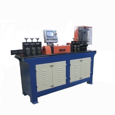 7KW ফ্লাইং শিয়ার স্টিল স্ট্রেটেনিং মেশিন 1MM - 2.5MM